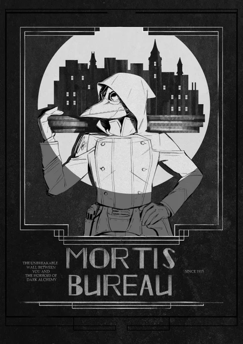 Mortis Bureau was established in 1915, financed and fully supported by the government.

I've posted these on my ko-fi a while ago, all supporters get early access (link in bio).🖤 