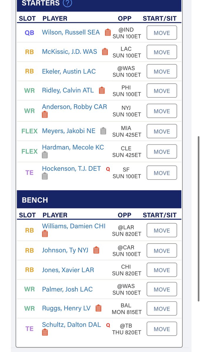 The team I drafted in my 18-man @GLchop Guillotine fantasy football league tonight. What do y’all think? Guillotine is my favorite fantasy format out there! @PaulCharchian @BarroomNetwork @FFBgoon @papabear816