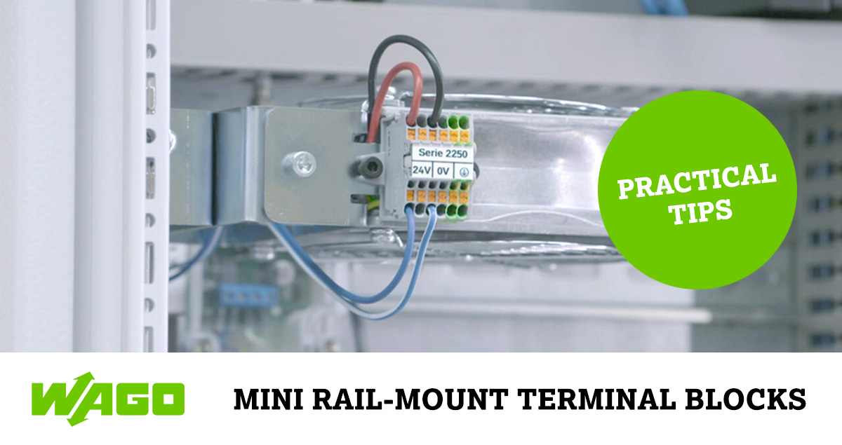 WAGOSingapore's tweet image. Smaller size means better fit – #WAGO Mini Rail-Mount Terminal Blocks offer a compact design for device #connection in control cabinets. Less space for individual components means valuable space for more technology.  ow.ly/hcVW50FUBZ4
#MiniTerminalBlock #ControlCabinet