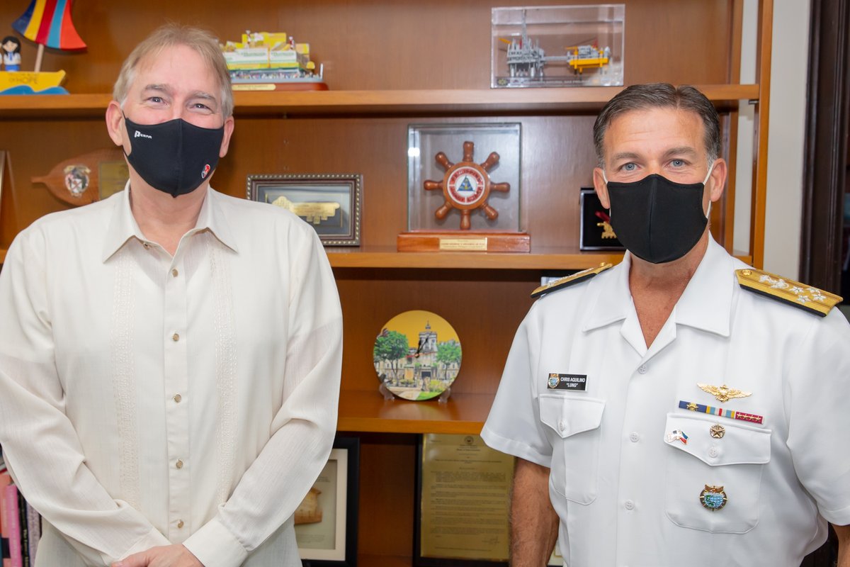 It was my pleasure to welcome Adm. Aquilino, <a href="/INDOPACOM/">U.S. Indo-Pacific Command</a> commander, on his visit to the Philippines. INDOPACOM has been instrumental in providing support against COVID-19 in the Philippines and strengthening the U.S.-Philippine security partnership and alliance. #USPHThrivingAt75