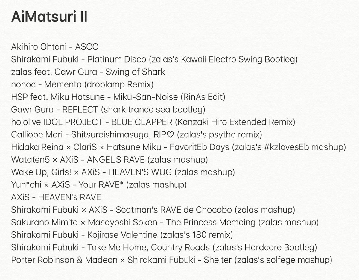 hightrancesea's tweet photo. Thanks everyone for coming and checking out my #AiMatsuri2 set! Hope you liked the ๐ฆ and ๐ฝ and the mashups. :3
I DJ regularly with @AniCLover and you can check out my originals and remixes at https://t.co/gzq4kHnasr
่ดใใฆใใใฆใใใใจใใใใใพใใ๏ผใปใใชใฏ่ฒผใฃใฆใใใพใใญ https://t.co/Q0TtGeTM1M