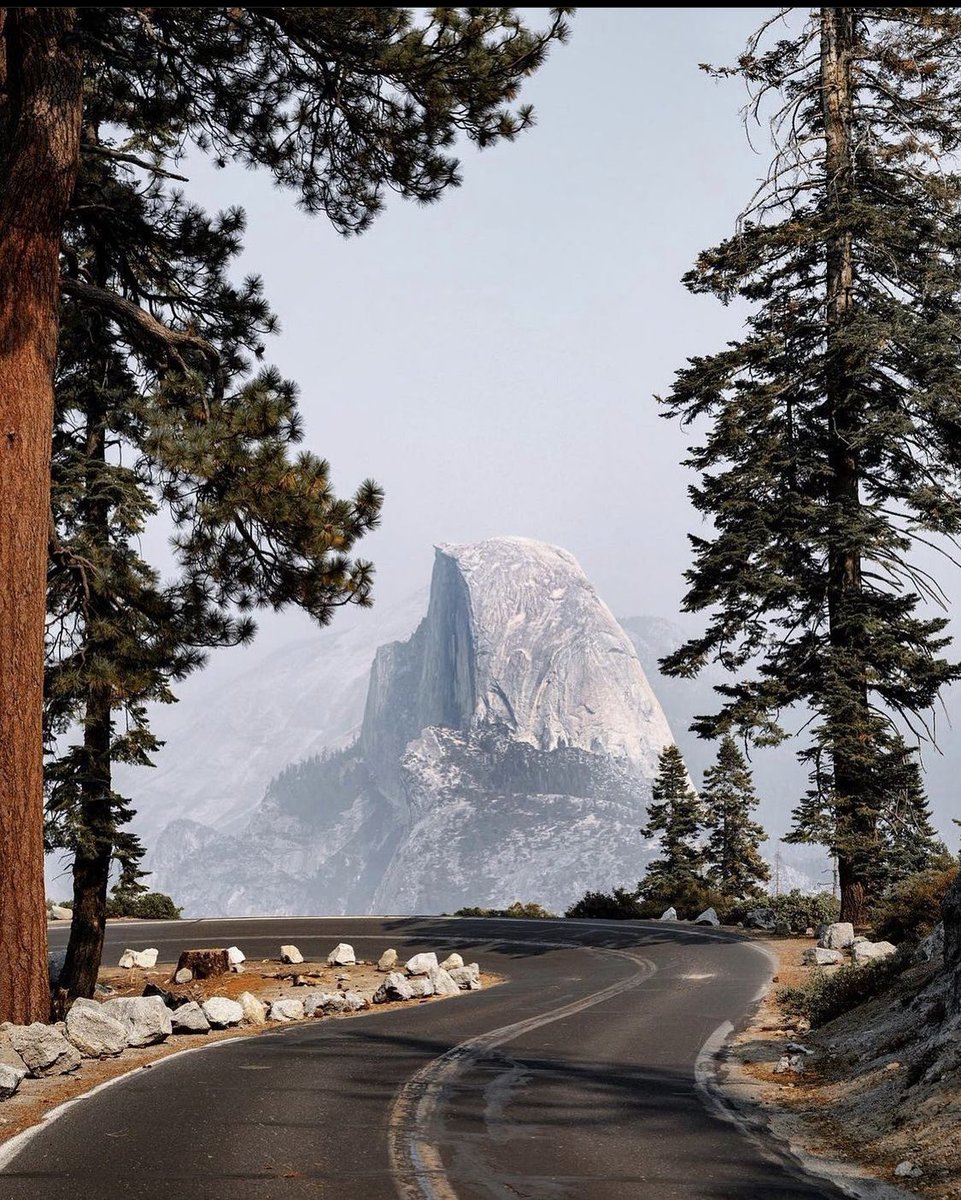 Most scenic road in Yosemite