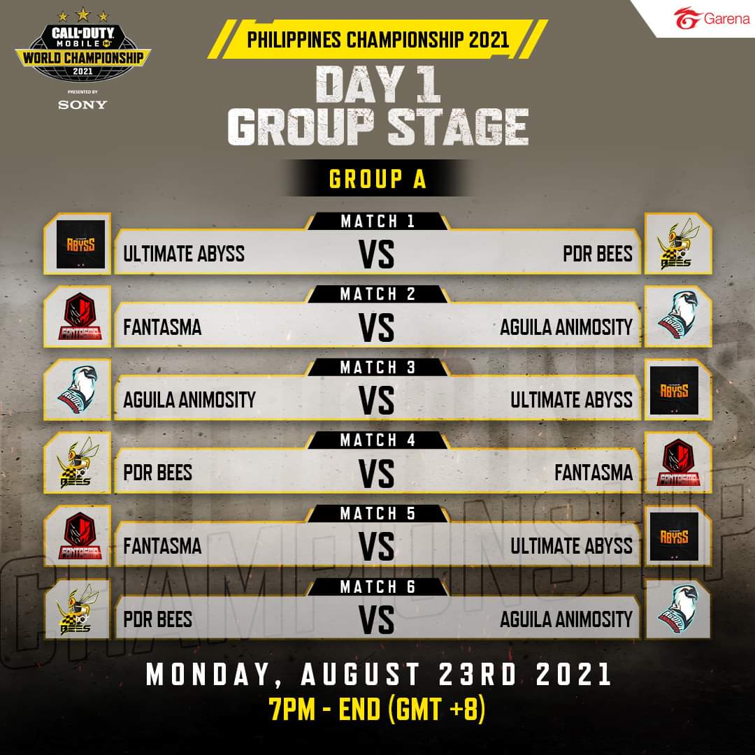 BIMP_Official's tweet photo. Group Stage Day 1 for the Philippine qualifiers for #CODMWorldChampionship will go live later on Garena Call of Duty Facebook page π€π½
https://t.co/ZYHdj4NTgg
Get to watch the action live! See you there later at 11AM UTC/7PM PH time π
#sureBIMP #BNBinMyPocket #codm #garenacodm https://t.co/u0RiVmNYyb