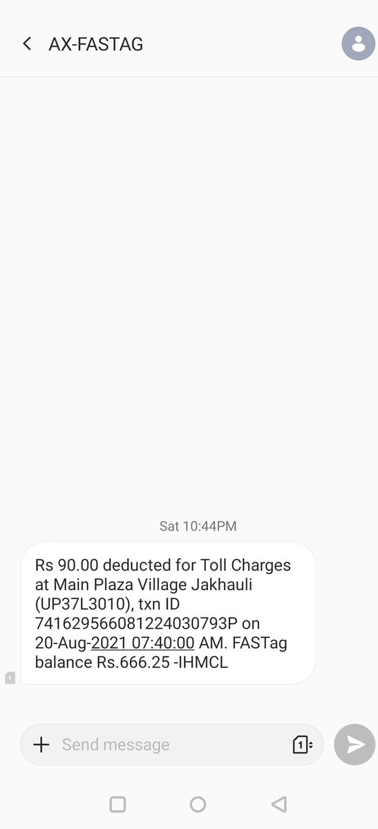 gauravagarwal12's tweet image. NHAI Toll Jakholi की गुंडागर्दी fastag कटने के बावजूद जबर्जस्ती काटी cash पर्ची @nitin_gadkari @NHAI_Official @narendramodi @uptrafficpolice @myogiadityanath