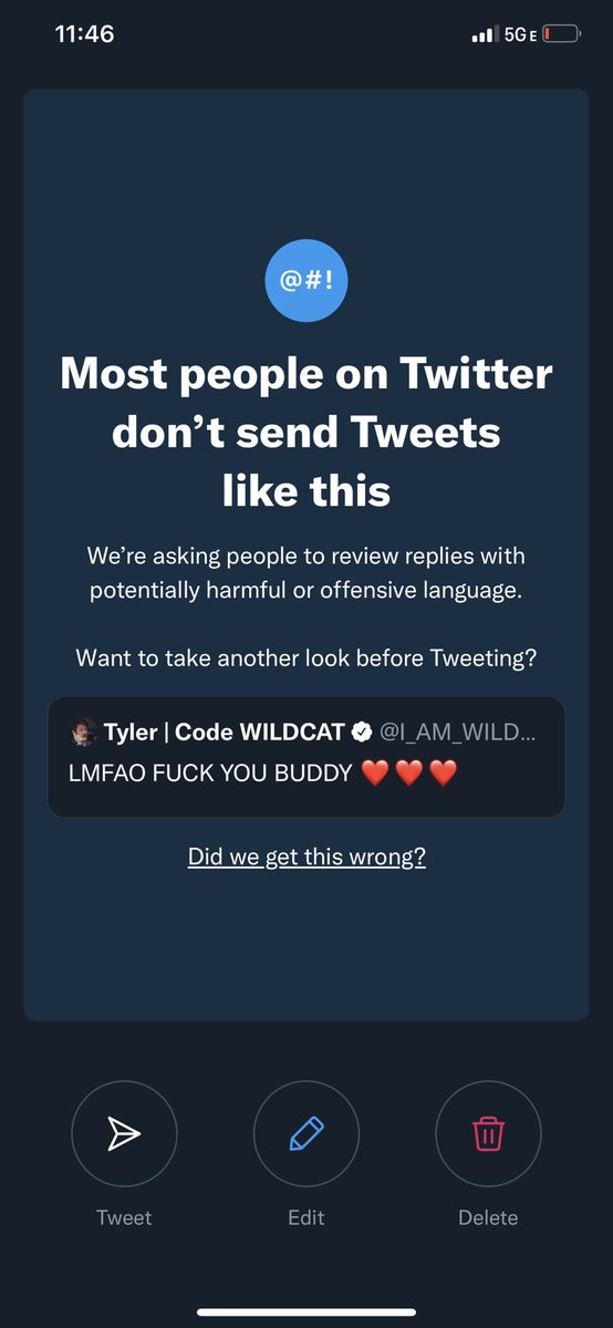 I_AM_WILDCAT's tweet image. Yeah well I’m not most people @Twitter