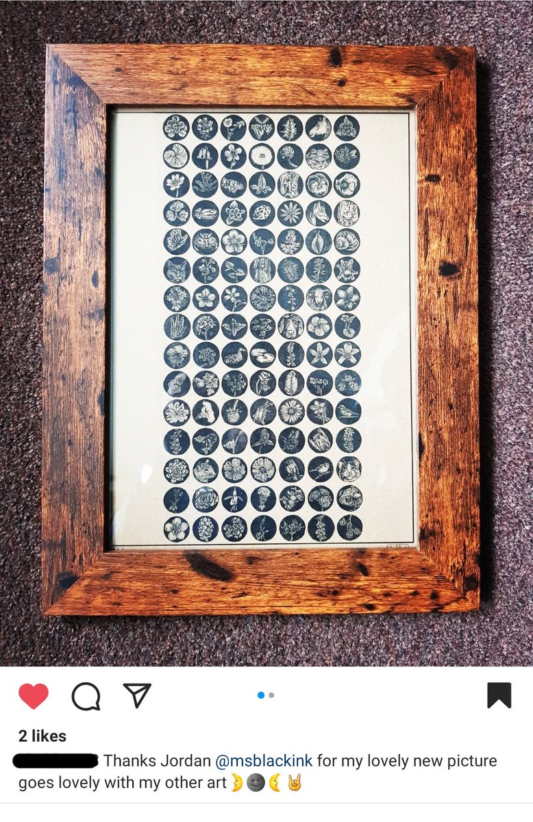 MsBlackInk_'s tweet photo. Wonderful to see one of my free art prints have been found and framed!

#art #artist #artwork #contemporaryart #contemporaryartist #freeart https://t.co/BTfGh64prm