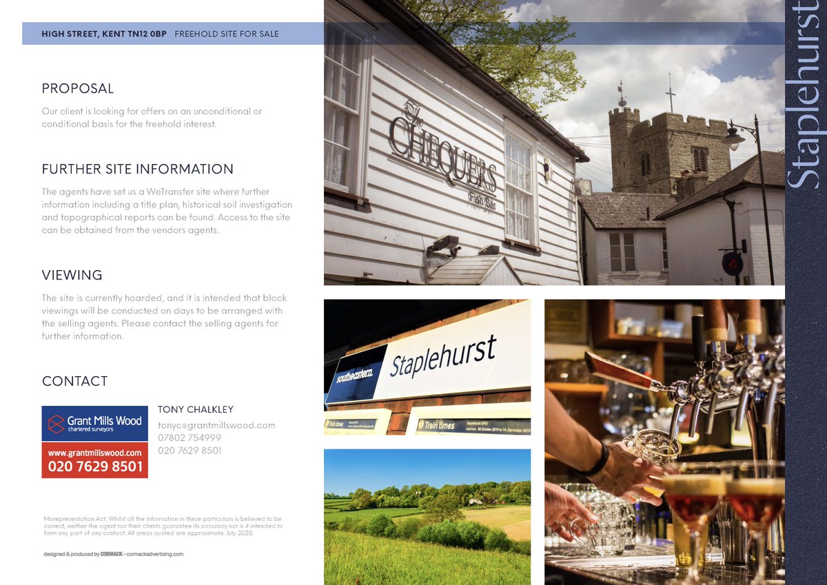 GMW are pleased to have sold a site in Staplehurst Kent on behalf of Sainsbury’s Supermarkets Ltd. The site is likely to be developed for residential use. We are disposing of a number of sites for other clients at the moment, contact us if you are looking for #developmentland.