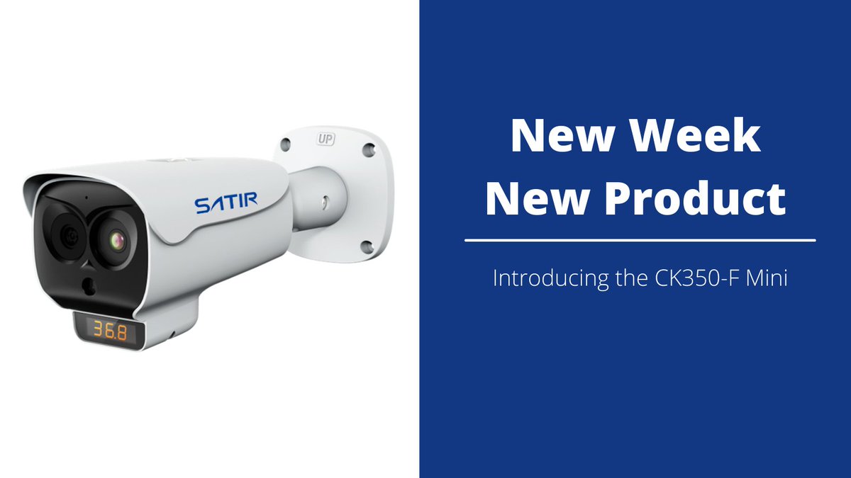 SatirEurope's tweet image. New week,New Product! CK350-F Mini is a compact #thermalcamera for #feverscreening &amp;amp; #security More Info at satir.com/product/ck350-… #newweek #newproduct #Monday #productlaunch #ir #infrared #thermalimaging #feverdetection #temperaturemonitoring #security #surveillance