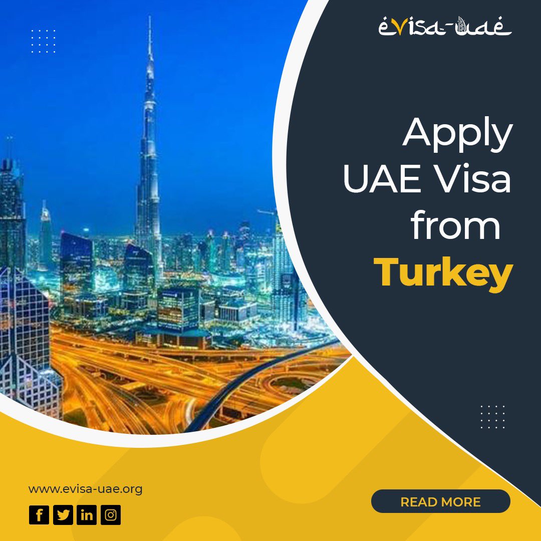 eVisaUAE's tweet photo. U.A.E. Visa for Turkey. Apply only on https://t.co/tSKPIN7lbM 

#dubaiexpo #dubai #uae #expo #expoticket #abudhabi #evisa #travel #tourism ' https://t.co/qUFBHxk9ZZ