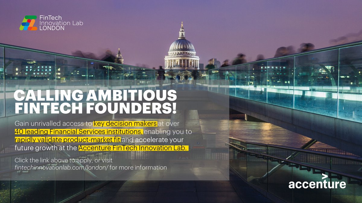FinTech Innovation Lab London tweet media