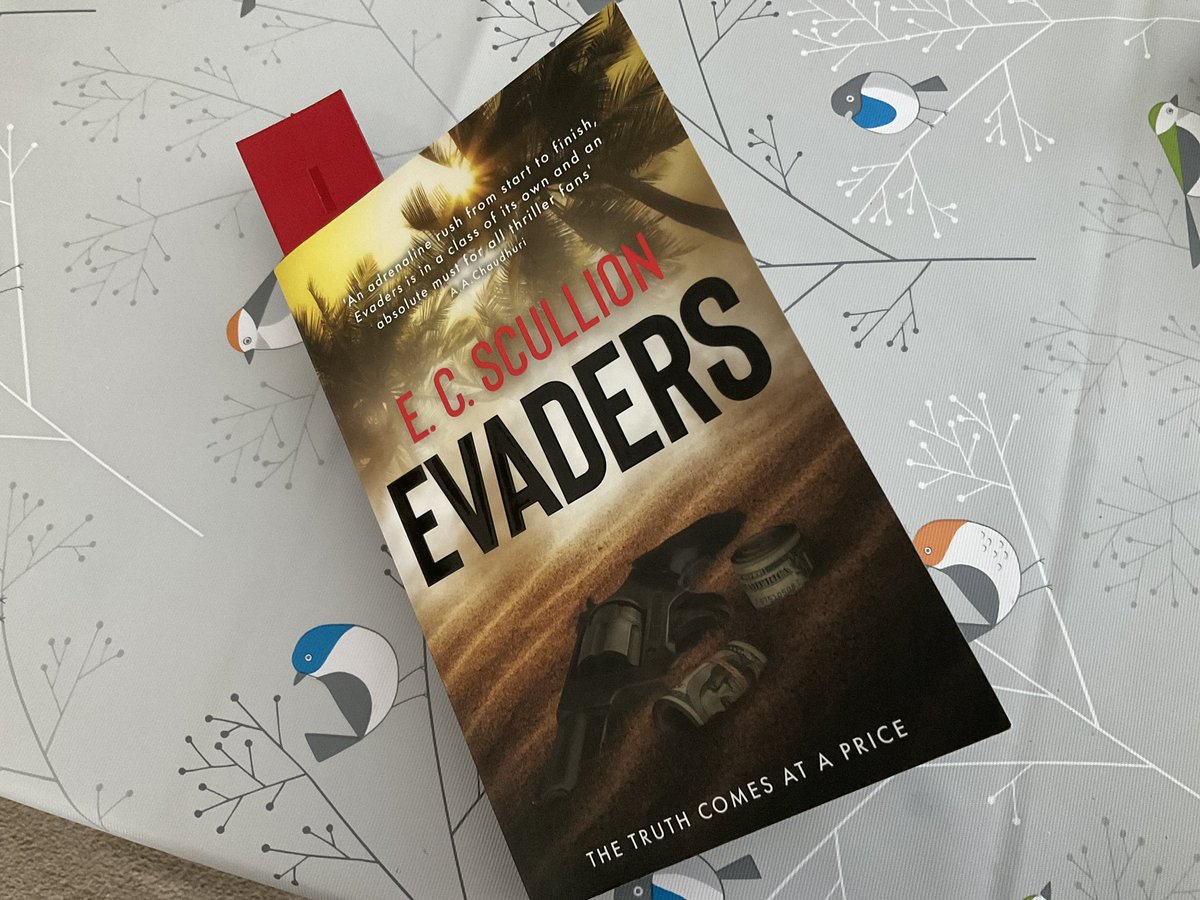 judefire33's tweet image. When you wake at 3am and start reading #Evaders then suddenly……it’s 6am! @ECScullion …. #Book2 OMG #gripping! #Unputdownable #TomHolt #Adventure #Thriller @RedDoorBooks #tired!