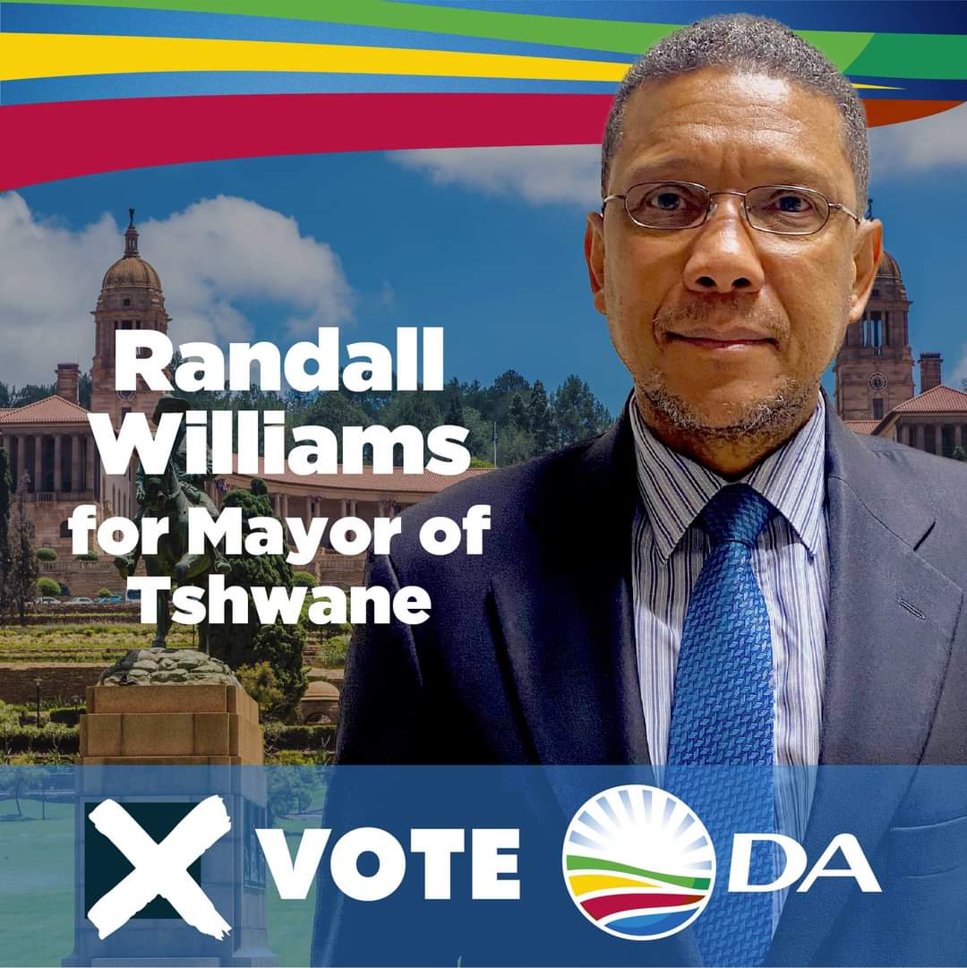 JdPBCN001's tweet photo. Randall Williams for Mayor of Tshwane 

#DAMayors

@tshwane_mayor https://t.co/cOjtVQ3hRp
