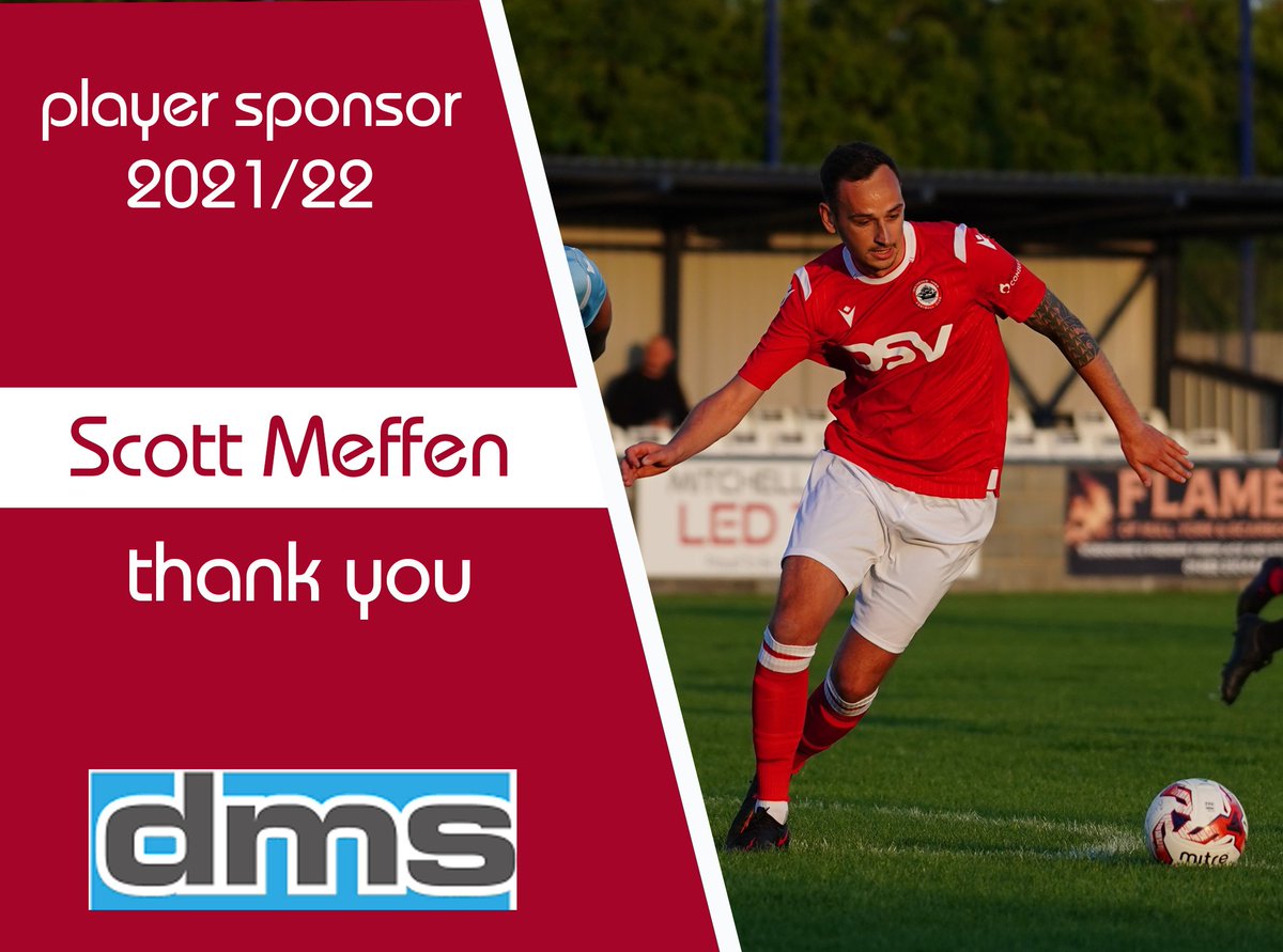 ImmTownfc's tweet photo. With the season now upon us we would like to say thank you to our 'Player Sponsors'

Thank you to DMS for sponsoring Scott Meffen 

#UTP https://t.co/Gj6RZCeUaT