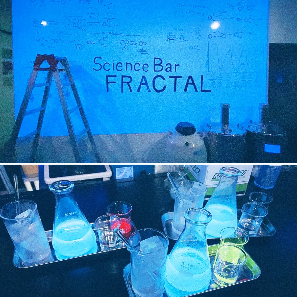 UFO_MOON_EARTH_'s tweet photo. 愛知県の怪しいバーにも侵入成功!
#sciencebar #FRACTALE https://t.co/dUzvxOK7yr