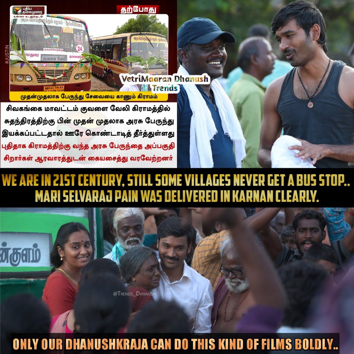 ARULKOVAIDFC's tweet photo. Real Success of #Karnan Movie ❤️

The Whole cast &amp; Crew will be proud &amp; happy for that. @mari_selvaraj Anna 🥺

Only @dhanushkraja can do this kind of Flims Boldly..🔥

#KARNAN_VoiceForPeople @theVcreations @Music_Santhosh @rajisha_vijayan @LakshmiPriyaaC @Gourayy @EditorSelva https://t.co/NJ3Ky1sKNe