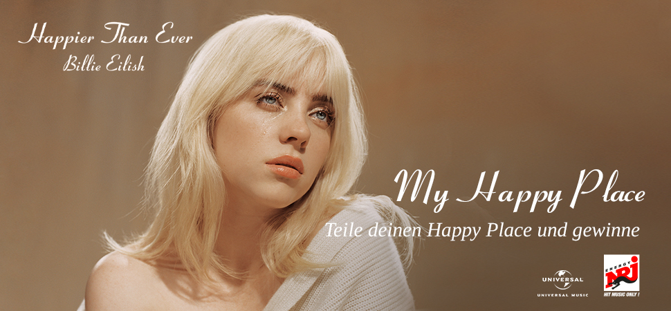 Sag uns deinen Happy Place und gewinne mit etwas Glück u.a. ein Überraschungs-Fanpaket. 🤩 

Jetzt Gewinnchance sichern 👉 nrj.de/eilishhappypla…