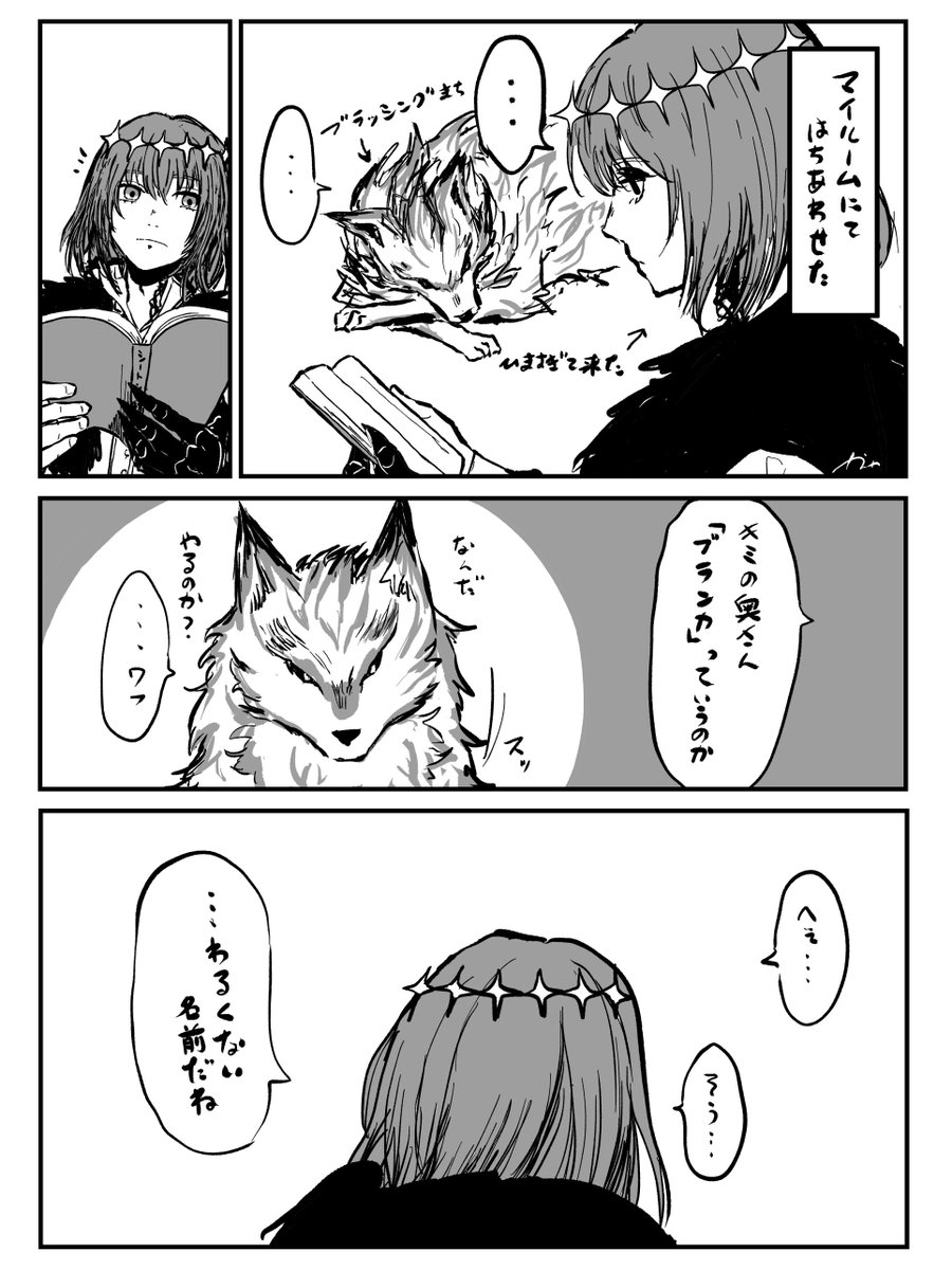 オベロンと新アヴェ(ロボ)の漫画
亡き王女達の名前 