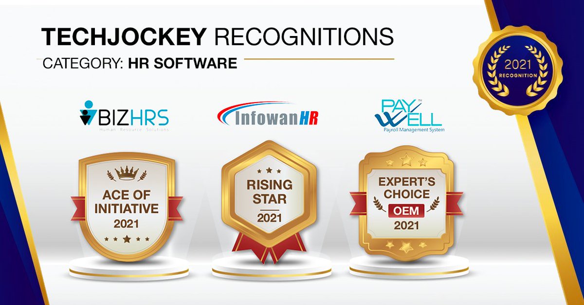 TechJockeys's tweet photo. Let's give a shoutout to our partner software companies that have simplified and automated several business functions, saving time and money.
#hrsoftware #hrsolutions #payrollmanagement #payrollsoftware  #business #kudos #infowanhr #paywell #bizhrs #techjockeyawards #awards2021 https://t.co/ZulqmzscDa