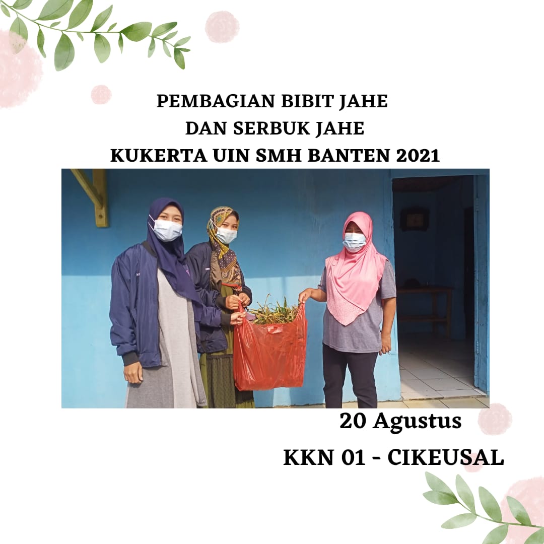 01Cikeusal's tweet photo. Pembagian bibit jahe dan serbuk jahe KKN 01 Cikeusal✨ 

@revmen_id
#RevolusiMental 
#AyoBerubah
#IndonesiaBersih
#IndonesiaTertib
#IndonesiaMandiri
#UINBanten https://t.co/EOq3agZ9DV