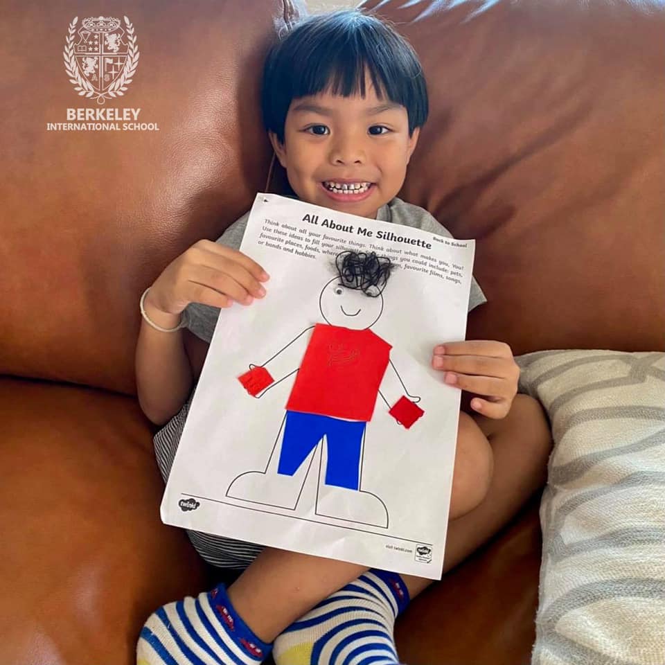 berkeleybkk's tweet photo. Online learning is going exceptionally well. 
A few snaps form our recent 'All about me, in K3' project. https://t.co/wkoaM8zUpv