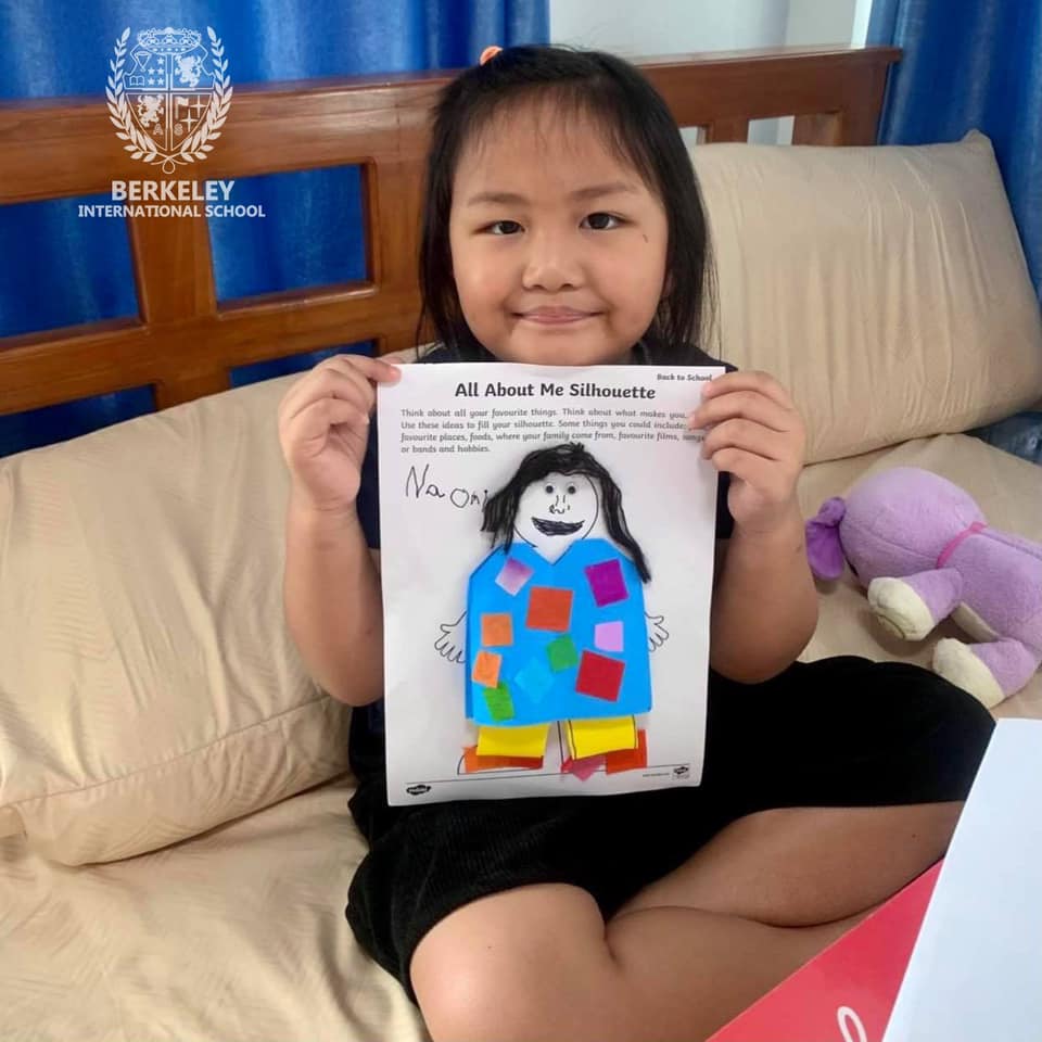 berkeleybkk's tweet photo. Online learning is going exceptionally well. 
A few snaps form our recent 'All about me, in K3' project. https://t.co/wkoaM8zUpv