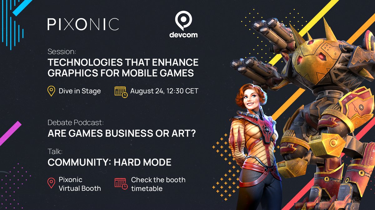 gamescomdev's tweet photo. Modern graphics, games as a business, life hacks for a multimillion community – @Pixonic_games has prepared hot topics for #ddc2021 🔥.
Visit their Virtual Booth for more!
#partnerpost #devcom #DevcomDevelopersConference #pixonic https://t.co/3XAU1GY1h8