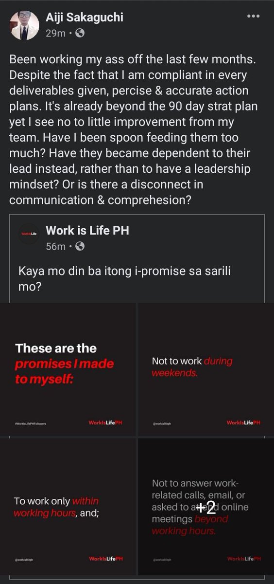 SSakaguchi_PH's tweet photo. I have 5 people for a promotion. 3 Operations Trainer &amp; 2 Team Leads. How about for the others in my team? I have no issue if it's your choice to be an agent for life. But it becomes my responsibility if you become an outlier in my team. https://t.co/dcOaQyfhSj