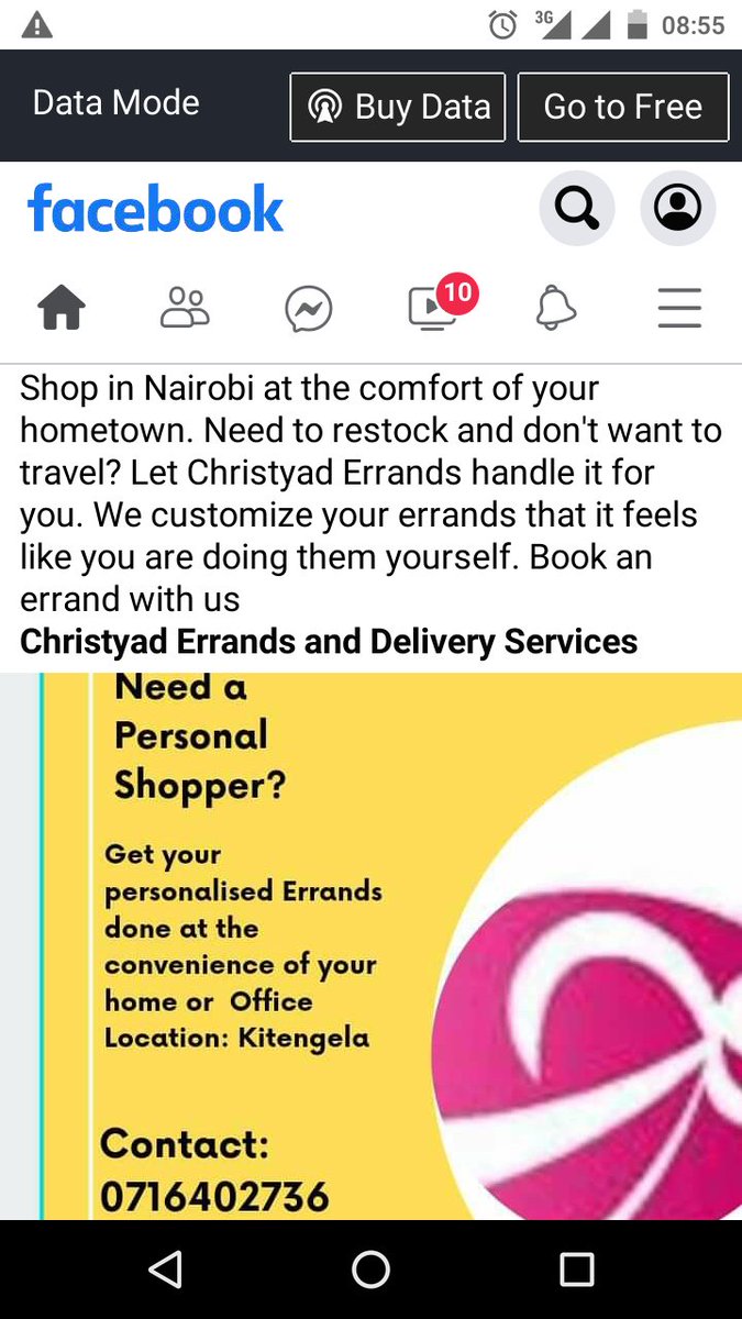 Let us run your Nairobi errands