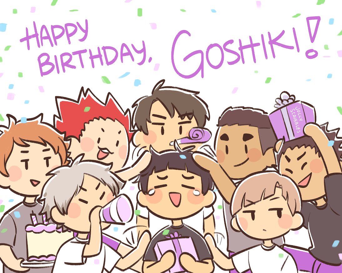 JollyScribbles's tweet photo. Day 5 prompt: Free day!
It's !!! Goshiki's birthday!! Happy birthday to the baby boy, to my favorite wing spiker!!! Shiratorizawa's future ace gets all the pats, as he deserves 

#GoshikiWeek2021 https://t.co/MFspyXjPSu