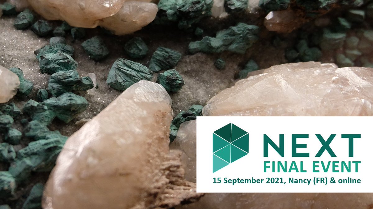 It's a wrap! Join us for <a href="/NEXT_H2020/">NEXT</a> project Final Event on September 15th 2021 in Nancy, France &amp; online. We will present the concepts, technologies, methods and data tools discovered. More info and link to registration on new-exploration.tech. Registration open until Sept. 7