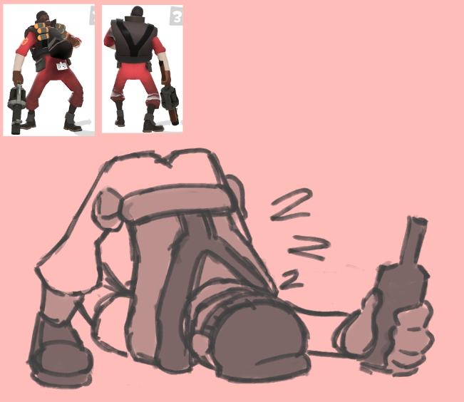 How to T-Pose as Demoman in TF2 