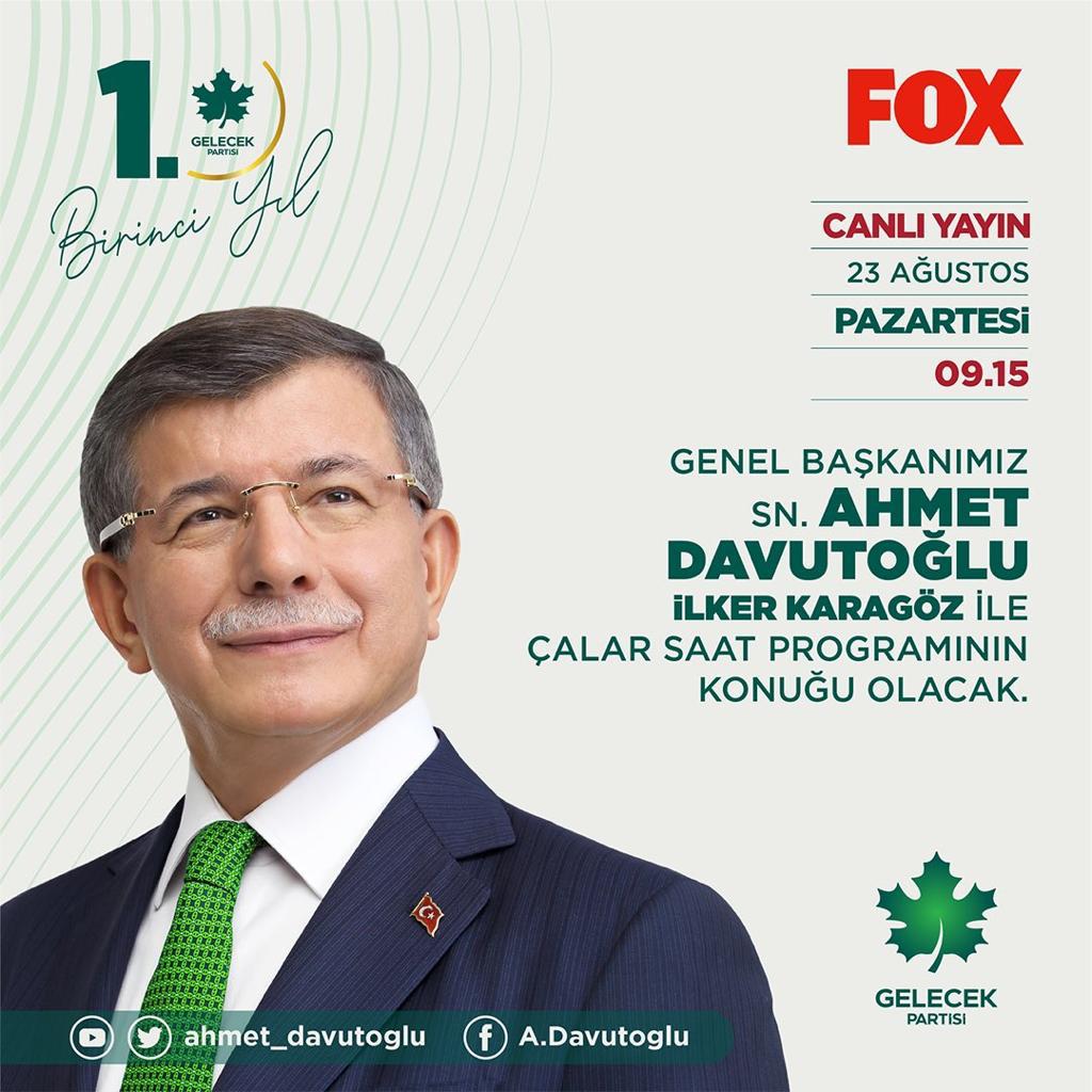 Davutoğlu Foxta