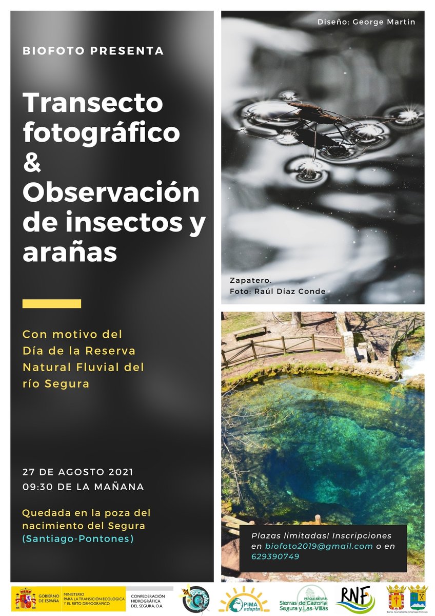SANTIAGO-PONTONES. 27 de agosto. Inscripción previa. <a href="/RadioSierraFM/">RADIO SIERRA 96.4 FM</a> <a href="/DiarioJAENes/">Diario JAÉN</a> <a href="/SierradeSegura_/">Sierra de Segura</a> <a href="/QuebrantaPNCazo/">Quebranta PN Cazorla</a> <a href="/QuesoCumbres/">Quesos Cumbres del Segura</a> <a href="/TurismoSantiago/">Turismo Santiago</a> #turismosegura #comarcasegurajaen #ayuntanientosantiagopontones