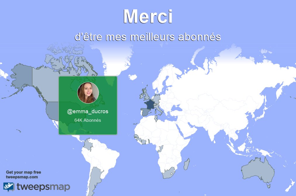 Un merci spécial à mes meilleurs nouveaux abonnés cette semaine <a href="/emma_ducros/">Emmanuelle Ducros</a>