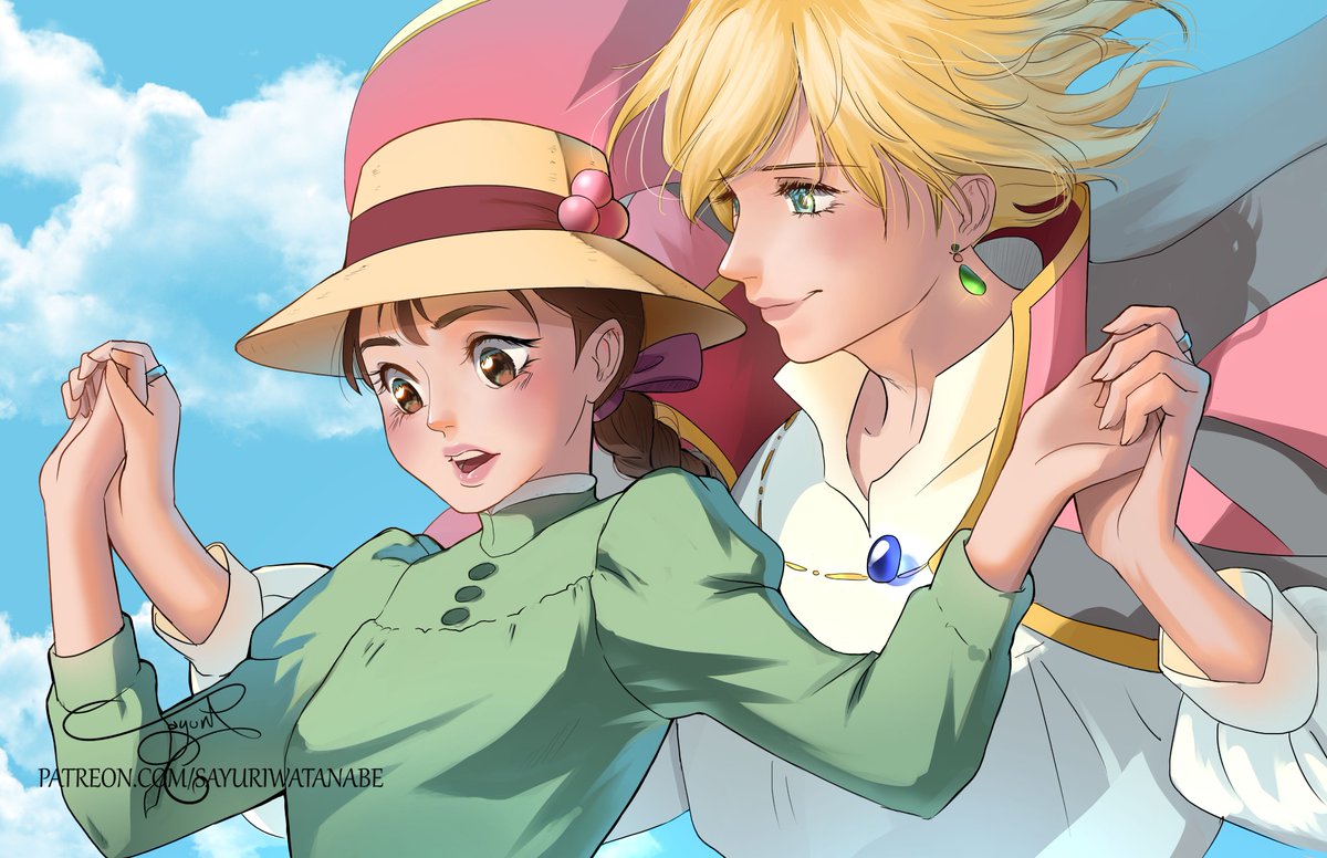 sayuri_liu's tweet photo. My take on Howl's moving castle.
https://t.co/VnfEvSDA4Y

#HowlsMovingCastle #howlredraw #fanart
#Redraw https://t.co/MRgvSOjDOF