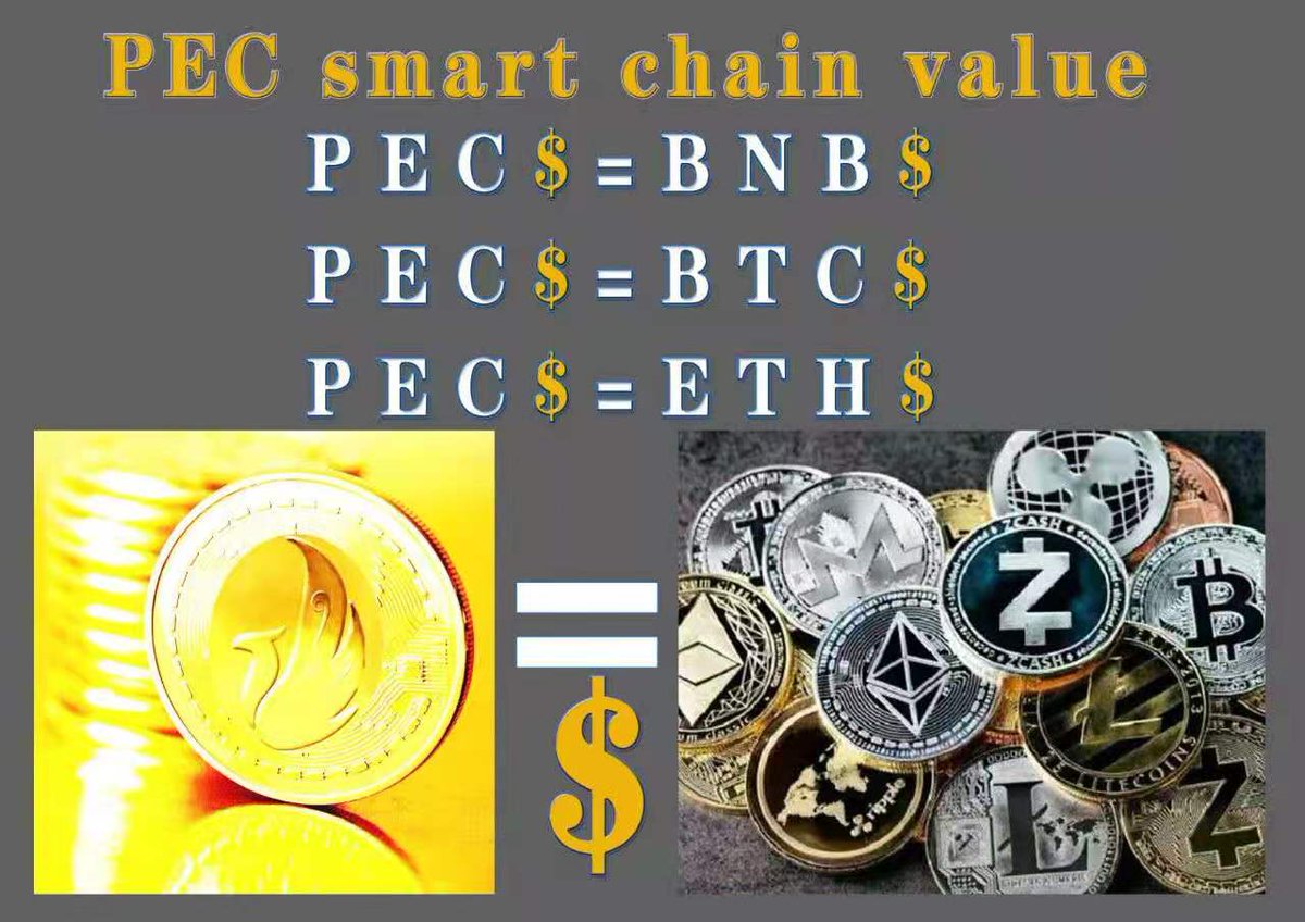 Peter31973407's tweet photo. PEC smart chain value https://t.co/UajMTNarCA