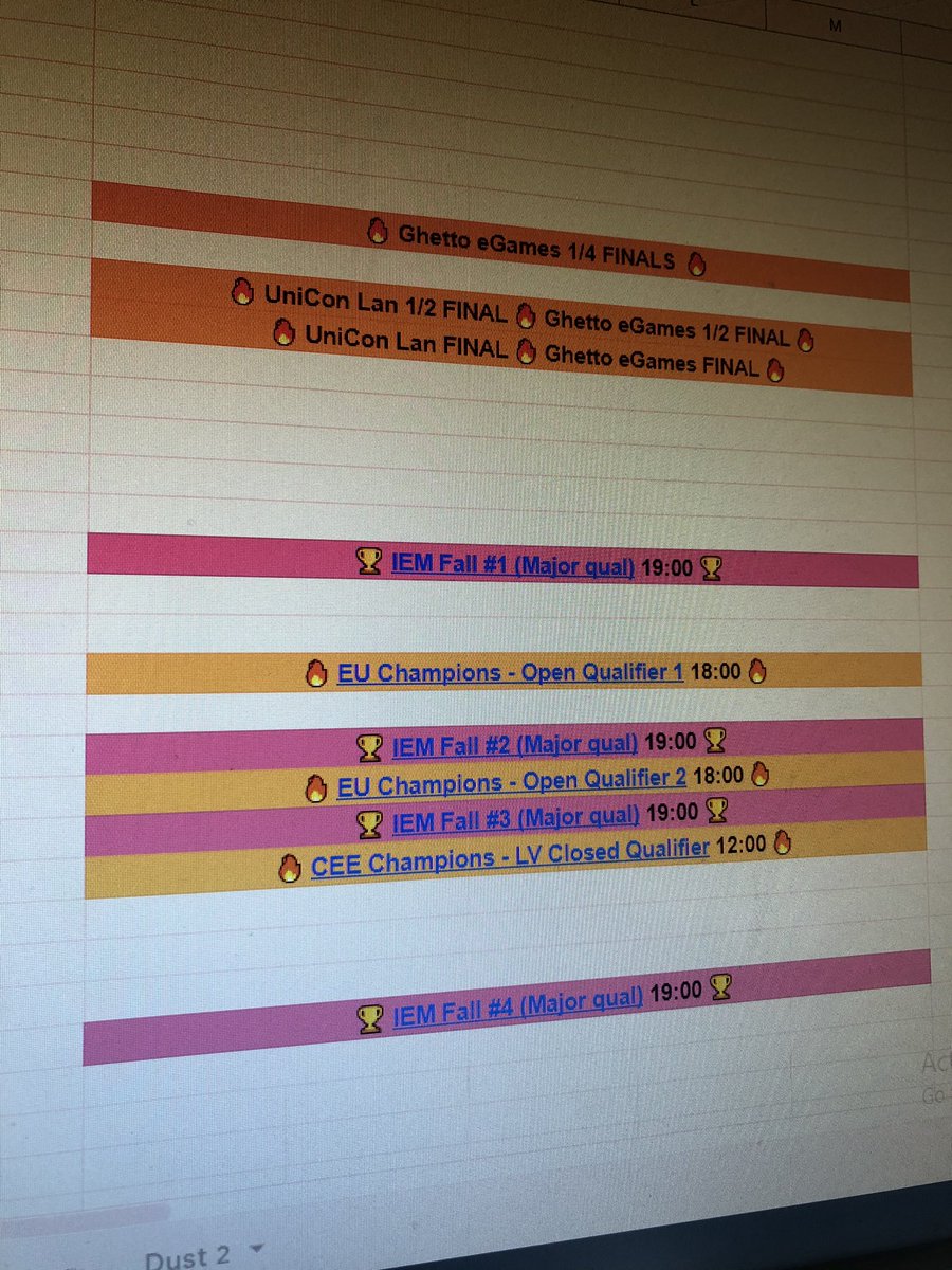 Late August and early September looks fire 🔥🔥!

See you in the Stockholm major? 😏