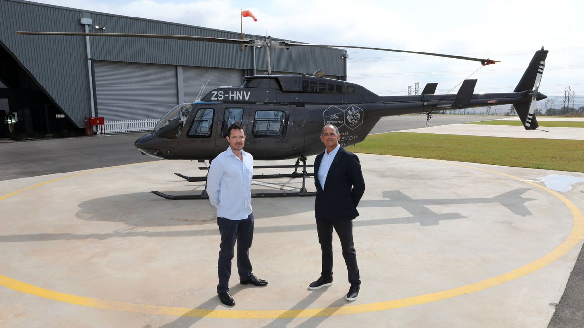 PropertyWheel's tweet photo. Steyn City launched its international standard #helistop this weekend, a first for residential developments in South Africa.
In partnership with Ultimate HELI, the helistop is available to non-residents to schedule or charter a flight: https://t.co/EK6DNq6sSg https://t.co/N6QyTe7KqS