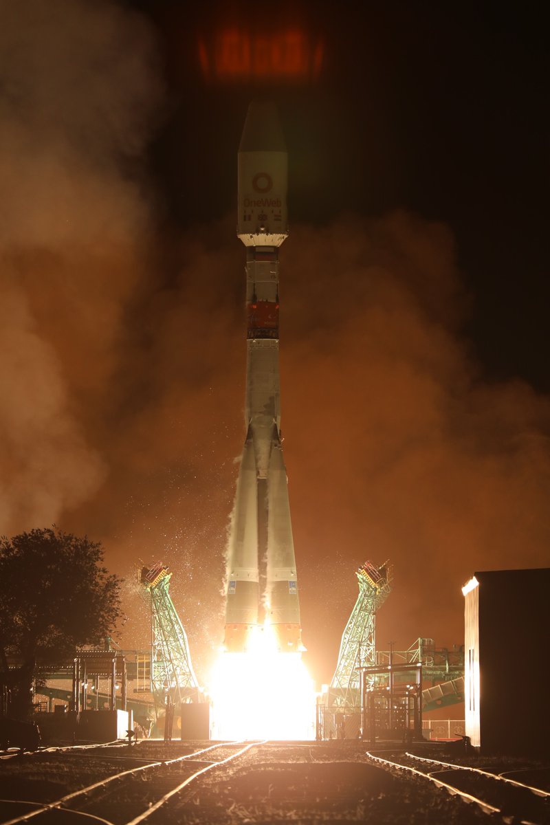 The launch of the #Soyuz-2.1b LV and #Fregat US from #Baikonur cosmodrome.