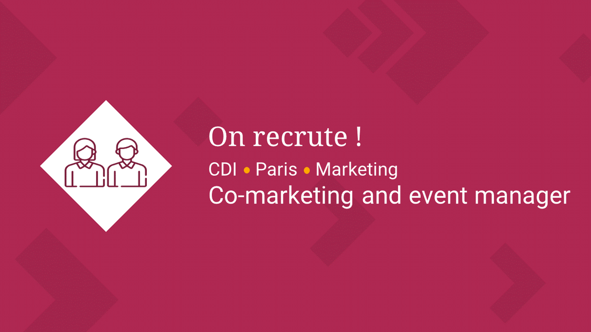 Supervizor s'agrandit !

On recherche notre prochain(e) co-marketing and event manager. Vous souhaitez nous rejoindre ? Découvrez le poste à pourvoir ci-dessous 👇

hubs.ly/H0VJM5M0