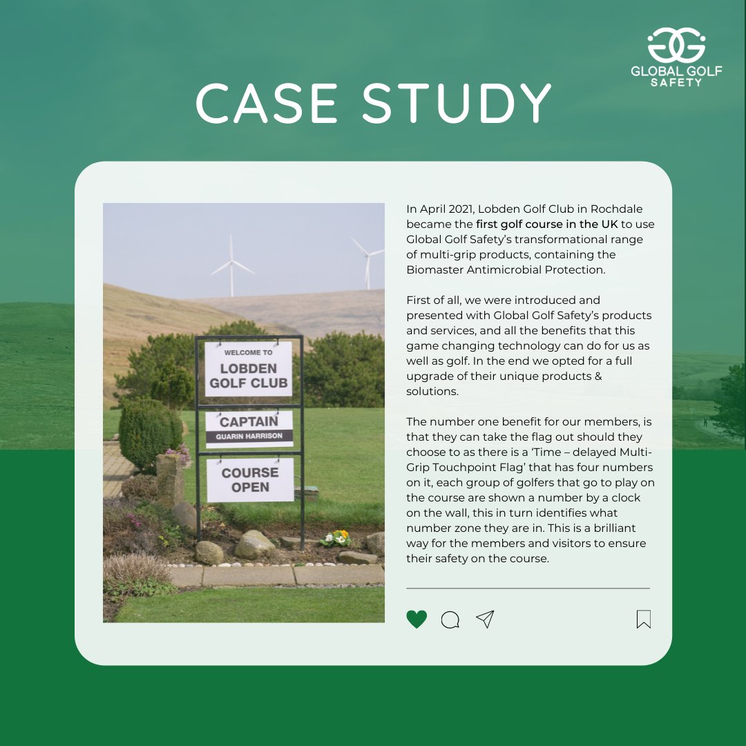 GGolfSafety's tweet image. Since the introduction of our Global Golf Safety products, Lobden Golf Club have had 9 new members sign up! 👏

Read the Case Study Below ⬇️