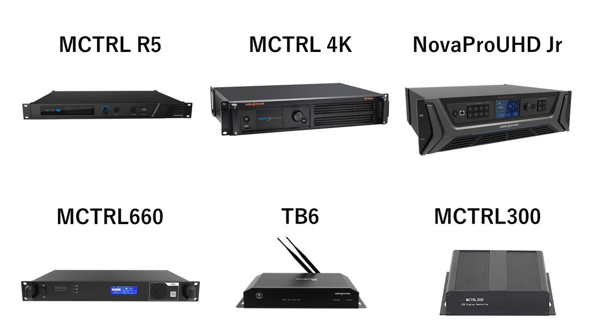 arkventures_inc's tweet photo. アークベンチャーズでは #NOVASTAR 社のLEDコントローラーのデモ機を所有しております。ご来社いただき、実機確認やデモが可能です。
*デモ機所有製品
#MCTRL660,#MCTRLR5,#MCTRL4K,#NovaProUHDJr,#TB6,#MCTRL300
Novastar社製品のデモ依頼はこちら
問合せ📪https:/ark.ventures/contact.php https://t.co/YQlgzRPLPo