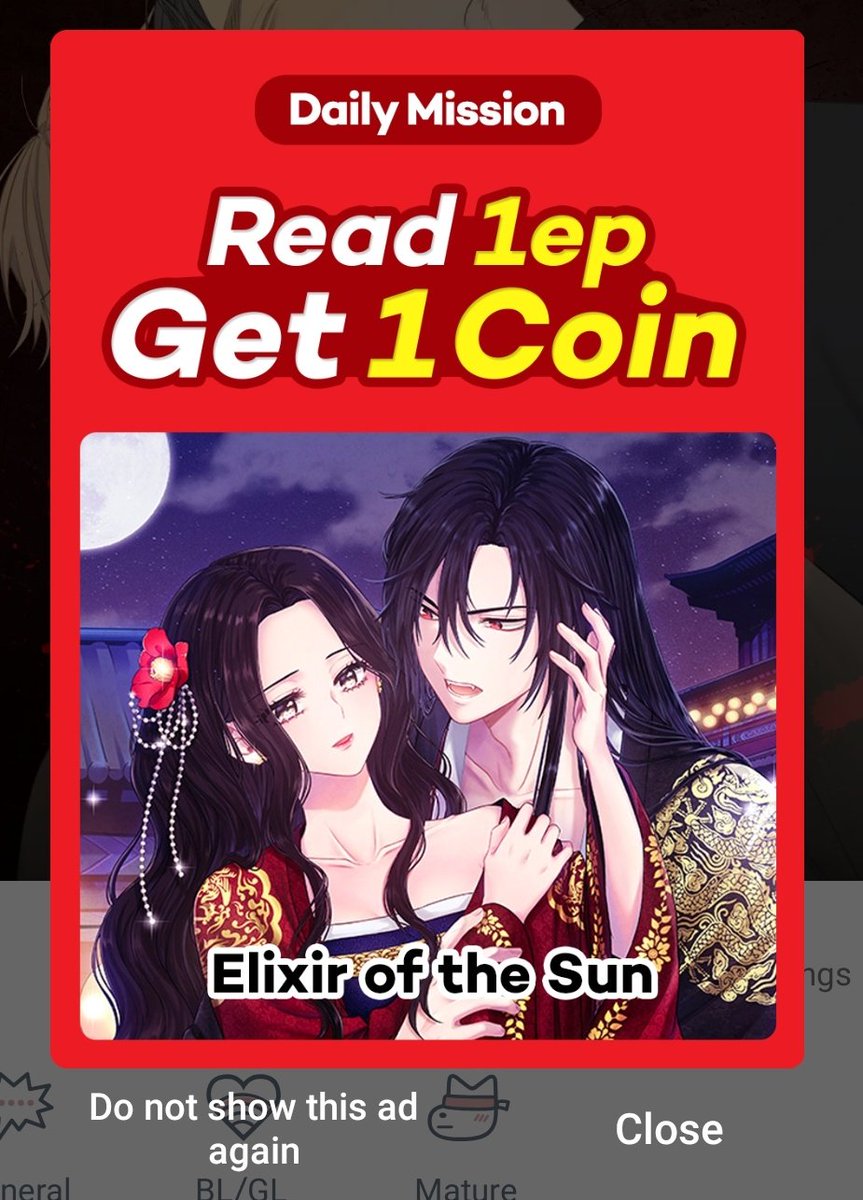 miahuahua's tweet photo. 8/23 Lezhin daily mission 
📌 Elixir of the sun
📌 The pawns revenge (under purchase coins page)
#lezhindailymission #lezhin #bonuscoin https://t.co/QdsUEMrP8z