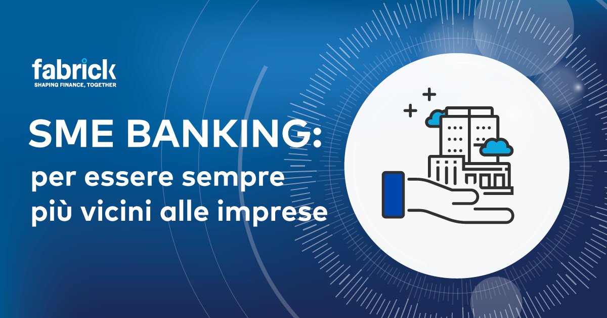Vuoi stupire i tuoi clienti micro, piccole e medie imprese? 
Offri loro un’esperienza #fintech completa di accesso e consumo di servizi bancari attraverso un approccio integrato. Scegli SME Banking! 
Leggi di più e scopri tutte i vantaggi  fabrick.com/it/open-financ…