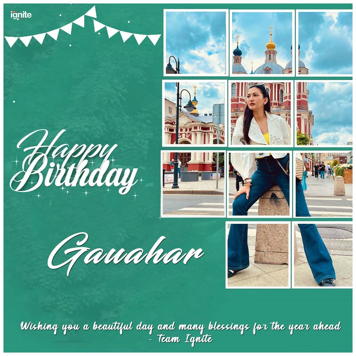ignite_enter's tweet photo. The warmest wishes to our dearest @GAUAHAR_KHAN. May your special day be full of happiness, fun and cheer.

#birthday #special #borndae #birthdaygirl #love #cake #happybirthday #party #birthdaycake  #happy #birthdayparty #gift #instagood #family #celebration #cakes #photography https://t.co/7D2UjKGIp3