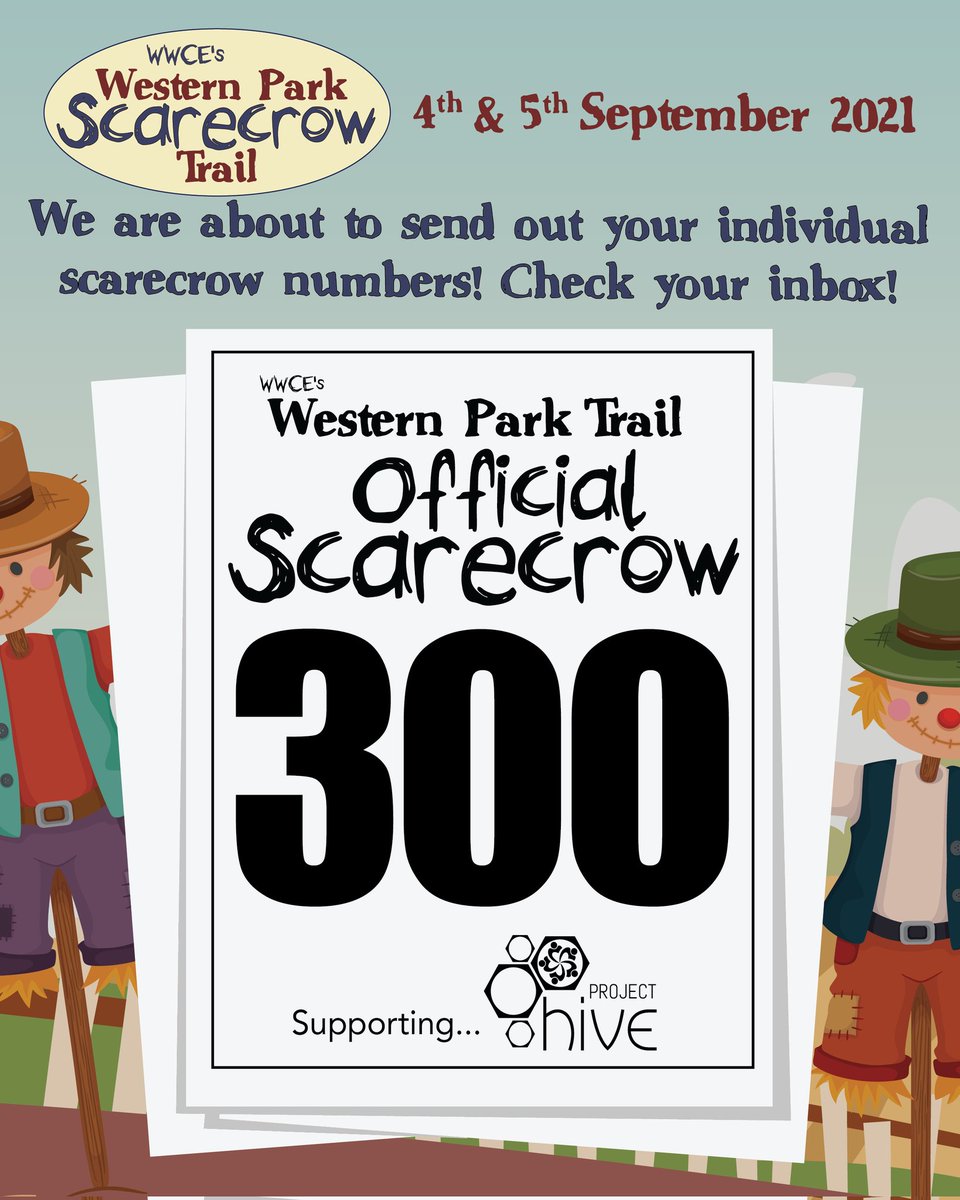 We are on the process of allocating this year's scarecrow numbers and putting together the map. We plan to have everyone's numbers to them by the end of this week so keep your eyes on your inboxes (and junk folders, which they have a habit of ending up in).
