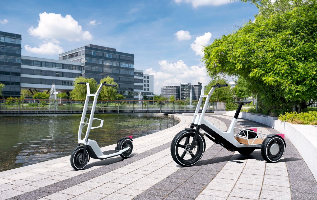 BMW presenta conceptos innovadores para una bicicleta de carga y un scooter eléctrico buff.ly/3B9pGAp #micromovilidad #concepto