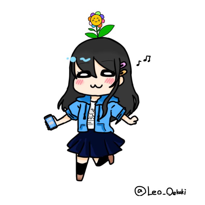 頭の上がお花畑のtwitterイラスト検索結果