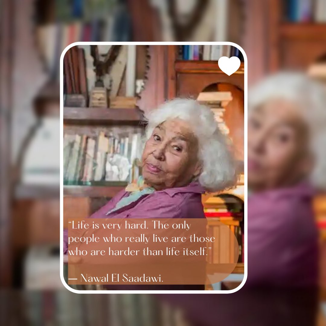 Live anyway!

#africanliterature 
#nawalsaadawi 
#afrolit
#africanwriters 
#africanfeminist