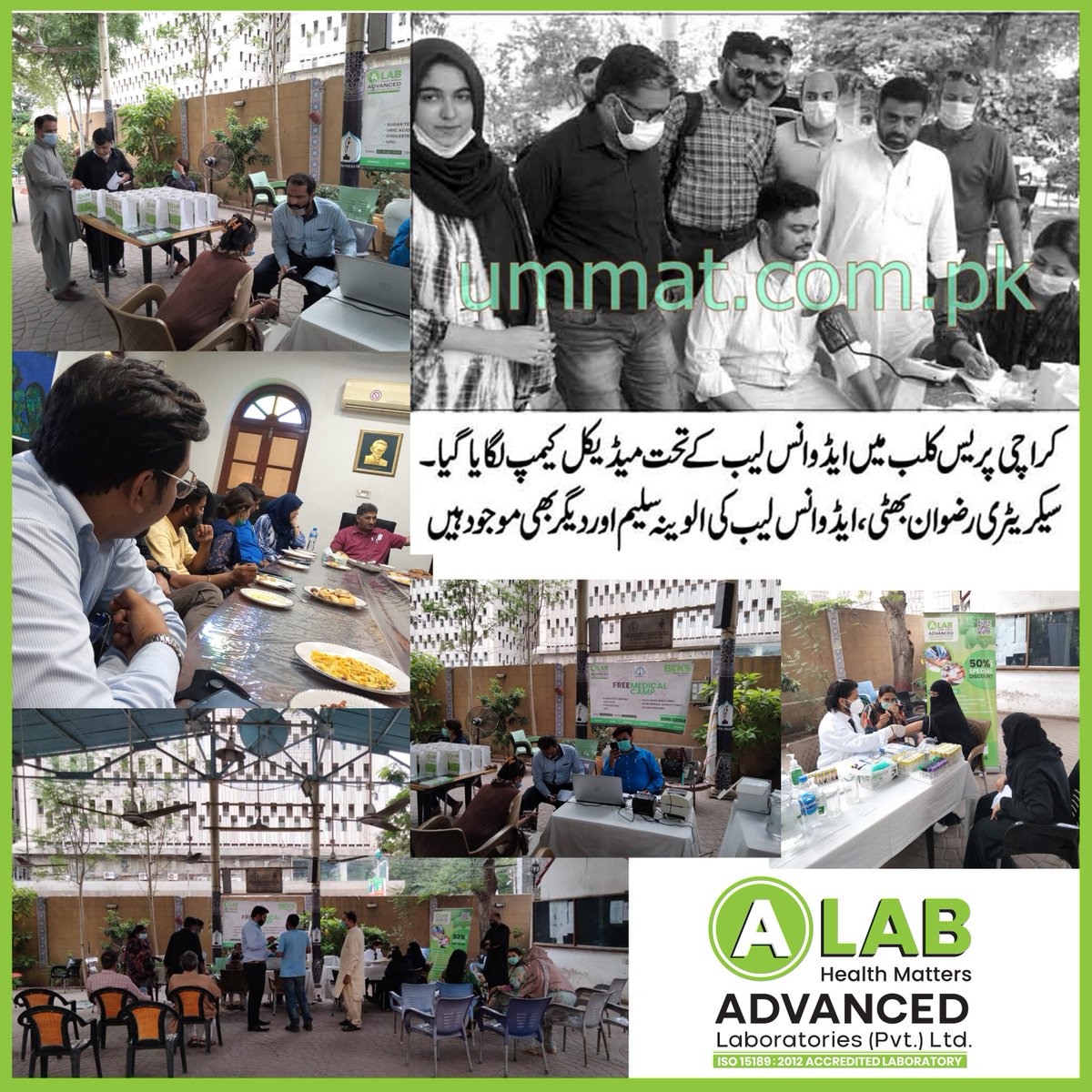 AdvancedLab1's tweet image. Advanced Lab&apos;s &quot;MEDICAL CAMP&quot; at Karachi Press Club
#karachi #ALAB #advancedlab #healthcare #medical #KarachiPressClub #PressClub